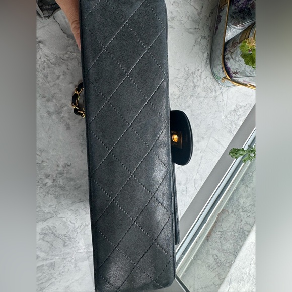 CHANEL Classic Medium Double Flap/Gold Hardware - Picture 10 of 13